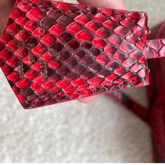 LOUIS VUITTON PYTHON BAG - Picture 4 of 8
